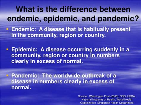 Whats The Difference Between An Endemic Epidemic And A