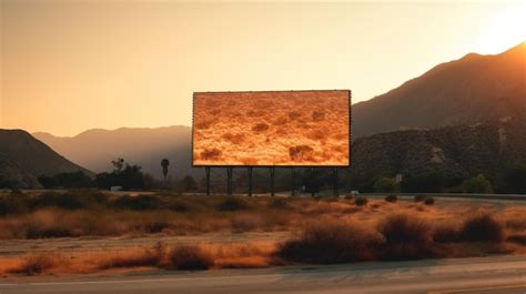 Una Gran Valla Publicitaria Al Costado De La Carretera Imagen