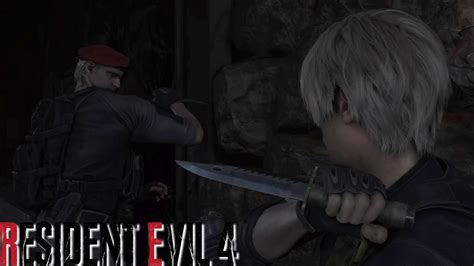 Batalla Completa León vs Krauser l Resident Evil 4 Remake Dificultad