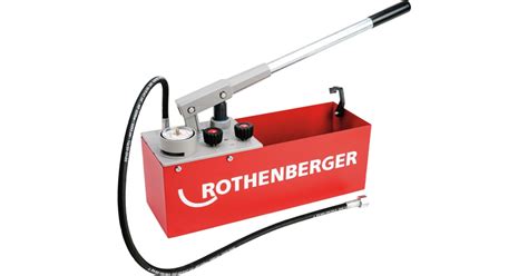 Test Pump Rp S Water Pressure Testing Rothenberger