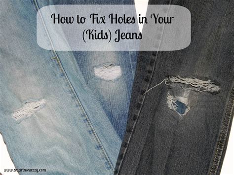 Smart N Snazzy How To Fix Ripped Jeans Without Sewing