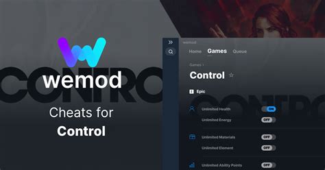 Control Cheats And Trainers For Pc Wemod