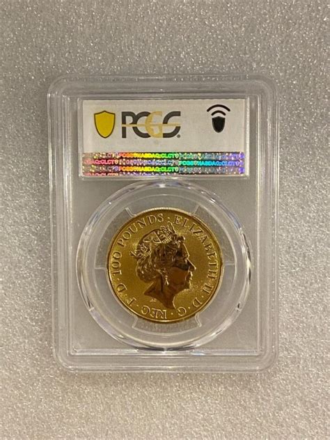 Royal Mint Queens Beasts Completer Oz Gold Coin Pcgs Ms Mk