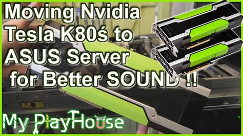 Two Nvidia Tesla K80 In Asus Esc 4000 G2 Rack Server 1049 Youtube