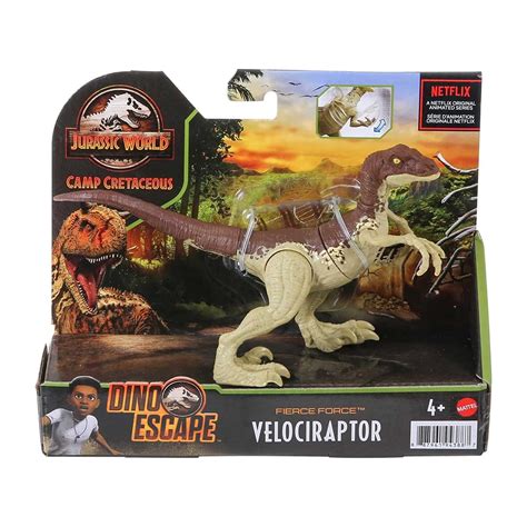 Jurassic World Velociraptor Dino Escape Camp Cretaceous Mattel