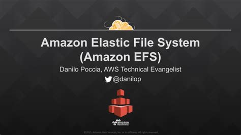 Amazon Elastic File System Amazon Efs Ppt