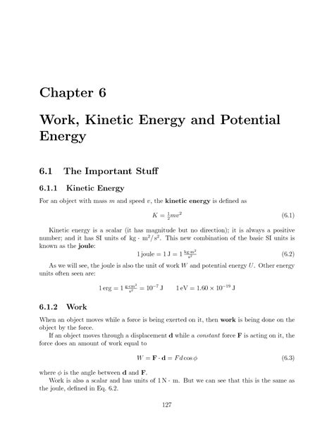 SOLUTION: Physics dynamics and kinematics v1chap6 - Studypool