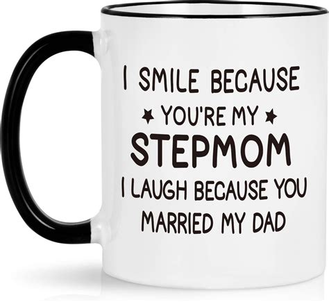 Amazon Maustic Stepmom Mothers Day Gifts I Smile Because You Are