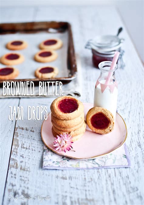 Jam Drop Cookies Biscuits Not Quite Nigella