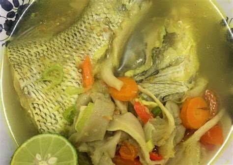 Resep Sop Ikan Kakap Oleh Fitri Apriliany Cookpad