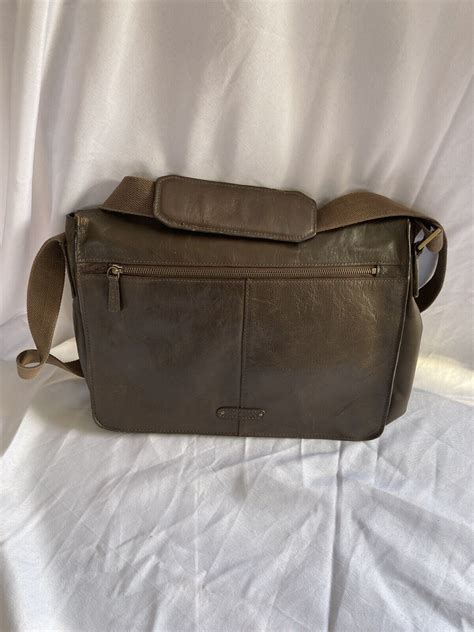 Hidesign Leather Messenger Bag Gem