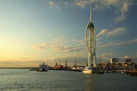 Spinnaker Torre Portsmouth Puerto Marítimo Patrimonio Astillero Histórico De Portsmouth