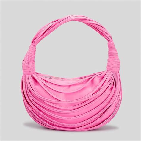 Womens Noodles Knotted Top Handle Clutch Bags Romy Tisa