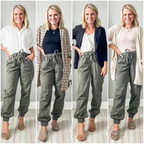 How To Wear Joggers As Workwear Thrifty Wife Happy Life