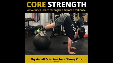 Best Physioball Exercises For Strong Core And Lumbar Resilience Youtube