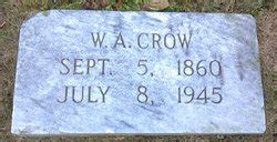 William Aaron Dink Crow 1860 1945 Mémorial Find a Grave