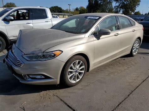 2017 Ford Fusion Se Photos Ca So Sacramento Repairable Salvage Car Auction On Mon Jan 22