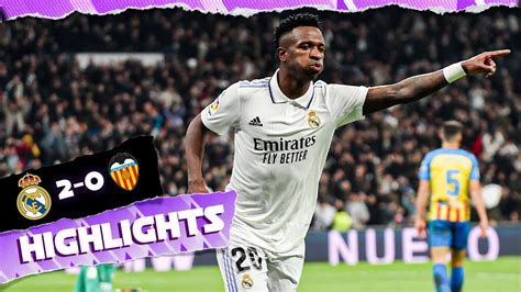 Real Madrid 2 0 Valencia HIGHLIGHTS LaLiga YouTube