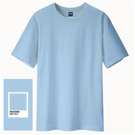 Promo Kaos Basic Baby Blue Cotton Combed 30s Oeko Tex Kaos Polos