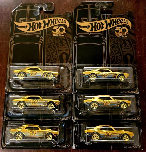 Descubrir Imagen Hot Wheels Th Anniversary Black And Gold Camaro