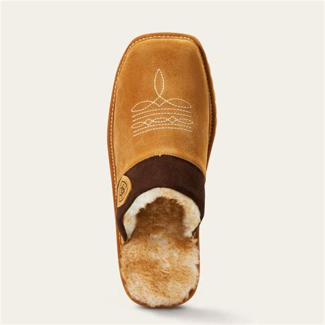 Cowboy Boot Slippers Adult Men