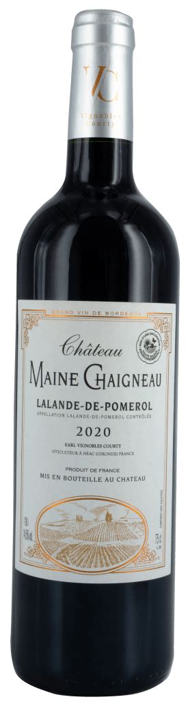 Ch Teau Maine Chaigneau Aop Lalande De Pomerol Producteur De Vins En