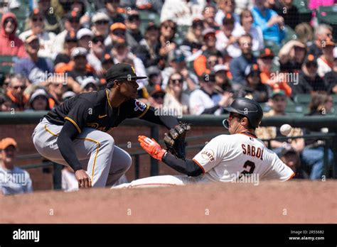 San Francisco Giants Catcher Blake Sabol Slides Safety Into Third