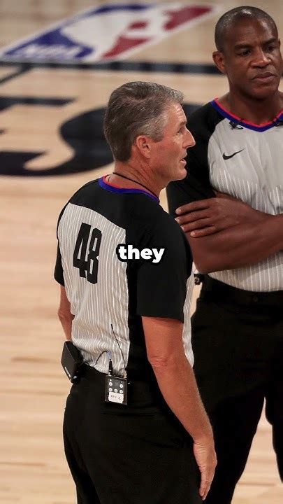 Why Do Nba Referees Wear Numbers Youtube