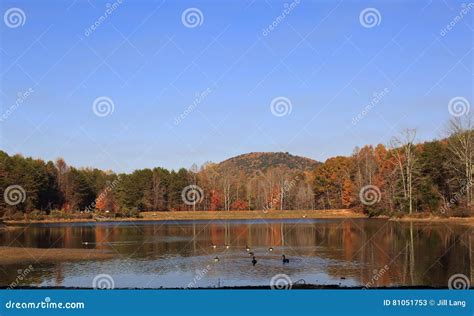 Lake and Mountain in Autumn Stock Image - Image of north, landscapes ...