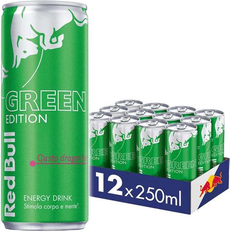 Red Bull Energy Drink Gusto Dragon Fruit 250 Ml 12 Lattine Amazonit Alimentari E Cura