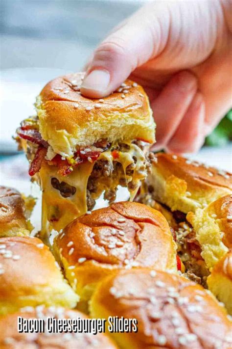 Bacon Cheeseburger Sliders Recipe Home Made Interest