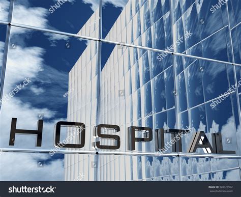 Front View Hospital Building Stock Photo 328326932 Shutterstock