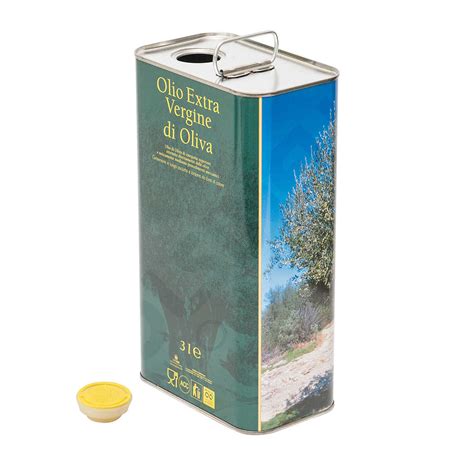 L Olive Oil Tin Can Albero Pcs Olive Oil Polsinelli Enologia