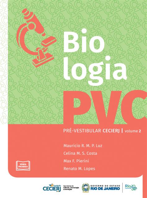 Biologia Volume 2 Pré vestibular Cecierj Canal CECIERJ