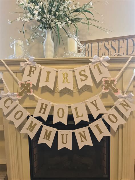 First Holy Communion Decorations First Communion Banner | Etsy