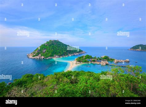 Tropical Beach In Thailand Koh Nang Yuan Stock Photo Alamy