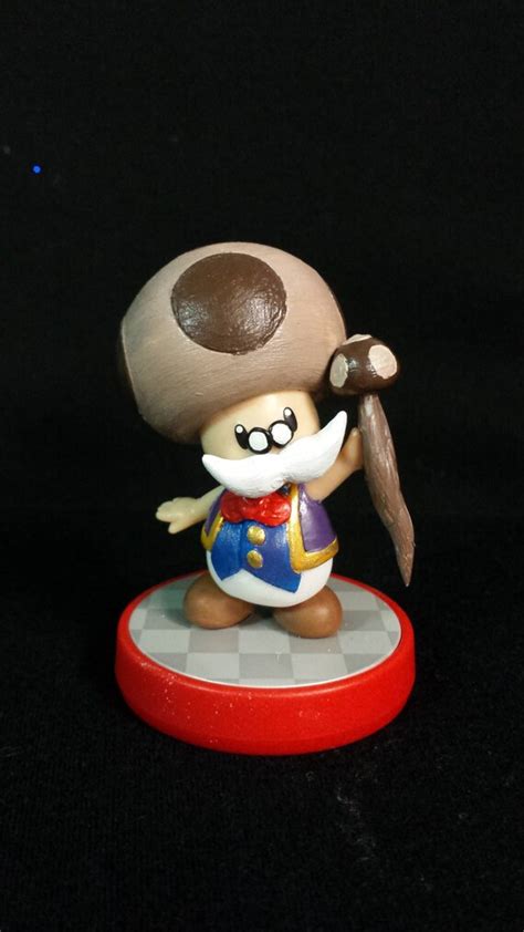 Custom Toad Amiibo Now Featuring Toadsworth By 7redfeathers