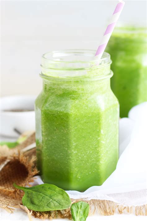 Green Smoothie With Spinach 3 Yummy Tummies