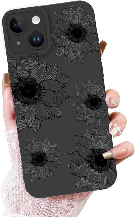 Xizyo For Iphone 13 Case Floral Rose Cute Phone Case For Women Girls Aesthetic