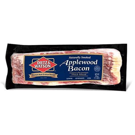 Dietz And Watson Thick Sliced Applewood Smoked Bacon 24 Oz Packaged Meat Wynn S Market