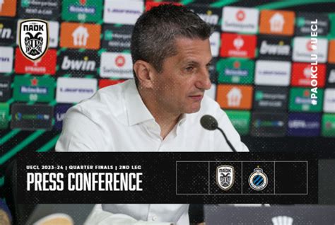 Post Match Press Conference Video Paokfc