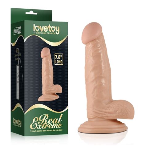 Реалистично дилдо с тестиси 17 5см Real Extreme Dildo цена Секс