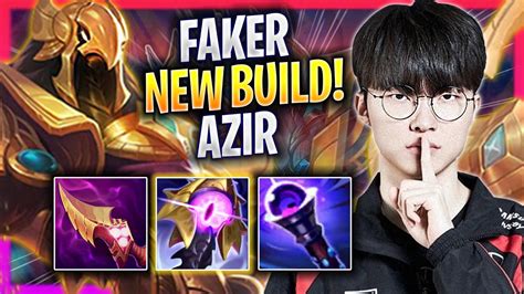 FAKER TRIES NEW AZIR BUILD T1 Faker Plays Azir MID Vs Katarina