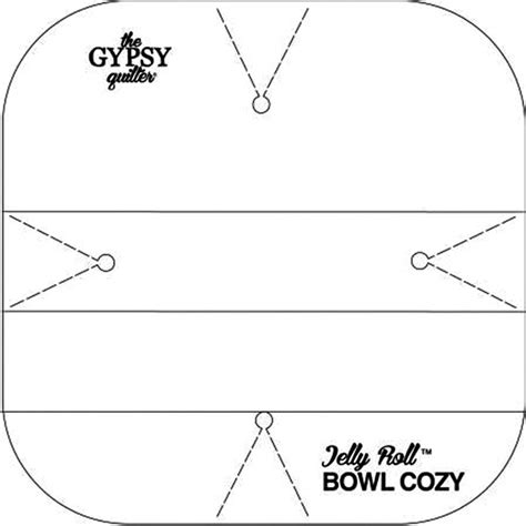 Bowl Cozy Template Instructions