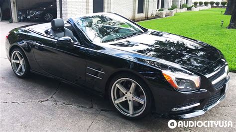 2013 Mercedes Benz SL Class On 19 Vertini Wheels RFS1 7 Silver