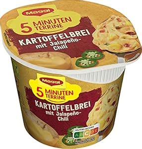 Maggi Minuten Terrine Kartoffelbrei Mit Jalape O Chili Er Pack X