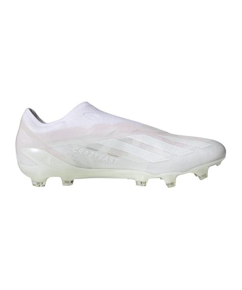 Adidas X Crazyfast Ll Fg Pearlized Weiss Fussballschuh Nocken Rasen