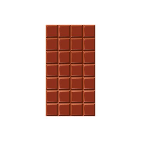 Chocolate bar vector isolated 13932653 Vector Art at Vecteezy