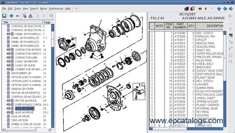 Doosan Parts Catalog Catalog Library