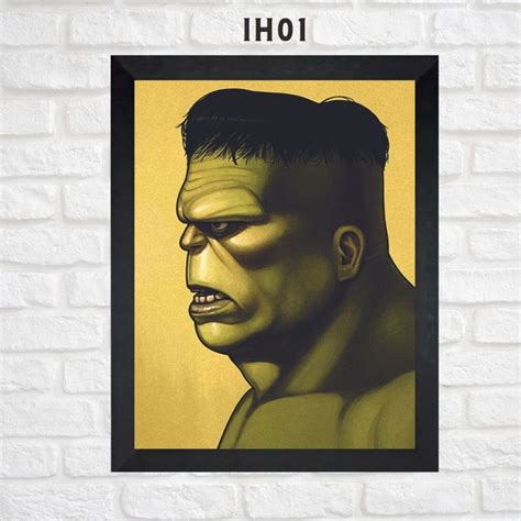 Quadro Decorativo Moldura INCRÍVEL HULK Elo7